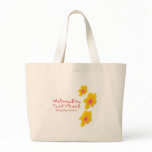 WB Hibiscus Canvas Bag