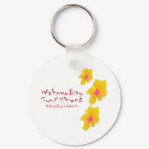 WB Hibiscus keychains by surfshack WB Hibiscus keychains