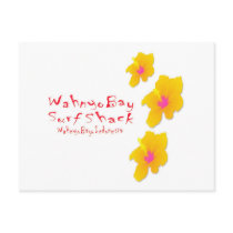 WB Hibiscus postcards
