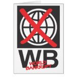 WB  World Bankrupt Greeting Card