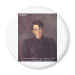 WB Yeats "Pilgrim Soul" Love Quote Gifts & Cards magnets