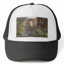 WB Yeats "Strike Hot Iron" Quote Tees Gifts Etc Mesh Hat