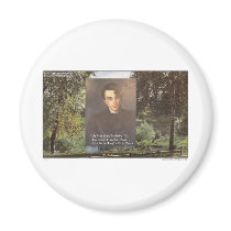 WB Yeats "Strike Hot Iron" Quote Tees Gifts Etc Fridge Magnet