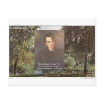 WB Yeats "Strike Hot Iron" Quote Tees Gifts Etc Postcards