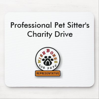 wbreppinlarge, Professional Pet Sitter's Charit... Mousepad by wishbonesforpets