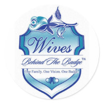 WBTB Logo Sticker by WivesBehindTheBadge WBTB Logo Sticker