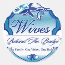 wbtb TRADEMARK Round Sticker