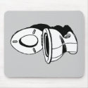 WC FLUSH TOILET mousepads