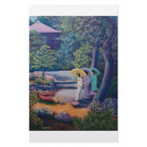 wc strolling paradise custom stationery