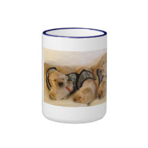 WCC camo puppies mug