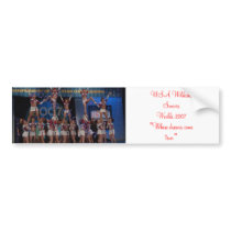 WD1_0801, USA WildcatsSeniorsWorlds 2007 bumper stickers