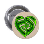 Wde Heartknot Round Button