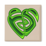 Wde Heartknot Square Magnet