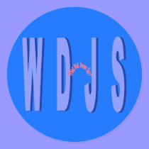 WDJS (blue print) Stickers stickers