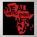 WE ALL CAME FROM AFRICA 2 POSTERS