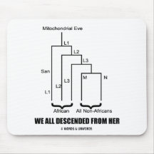 We All Descended From Her (Mitochondrial Eve) Mouse Pad