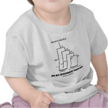 We All Descended From Her (Mitochondrial Eve) T-shirts