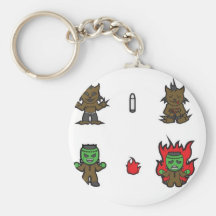 We all fall down key chains