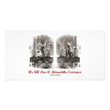 We All Live A Mirrorlike Existence (Wonderland) Photo Card