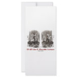 We All Live A Mirrorlike Existence (Wonderland) Custom Rack Card