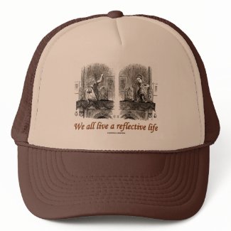 We All Live A Reflective Life (Wonderland) hat
