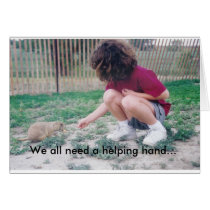 We all need a helping hand... cards