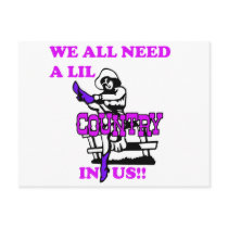 We All Need A Lil Country In Us postcards