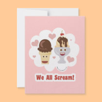We All Scream invitations