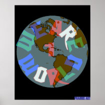 We Are 1 World Poster posters