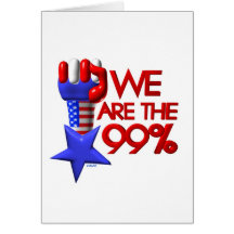 We are 99% rising star greeting card