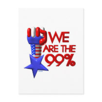 We are 99% rising star postcard
