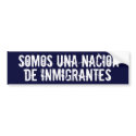 'We Are a Nation of Immigrants' Bumper Sticker bumper stickers