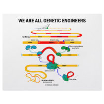 We Are All Genetic Engineers (RNA Splicing) letterhead by wordsunwords We Are All Genetic Engineers (RNA Splicing) letterhead