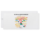 We Are All Genetic Engineers (RNA Splicing) Rack Card