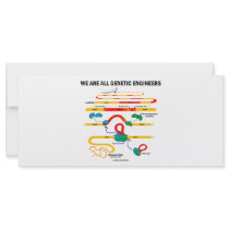 We Are All Genetic Engineers (RNA Splicing) Rack Card