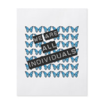 We are all individuals flyers by Creativethought We are all individuals flyers