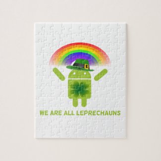 We Are All Leprechauns (Bugdroid Rainbow) Puzzles