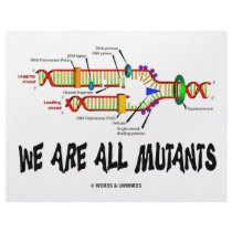 We Are All Mutants (DNA Replication Humor) letterhead by wordsunwords We Are All Mutants (DNA Replication Humor) letterhead