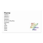 We are all one race business card