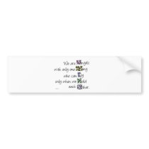 We are Angels Bumper Stickers