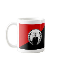 We Are Anonymous Anarchist Flag Mugs