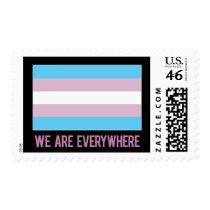 We Are Everywhere postage stamps (transgender)