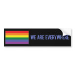 We Are Everywhere sticker (LGBTQ) Bumper Sticker