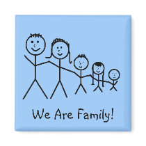 We Are Family! - magnet by Horseshoes3 We Are Family! - magnet