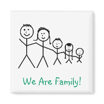 We Are Family! - magnet by Horseshoes3 We Are Family! - magnet