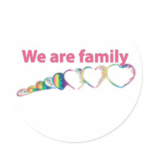 We Are Family Stickers