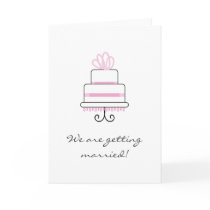 We are getting married! cards