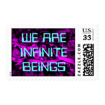 WE ARE INFINITE postage stamp