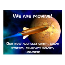 We are moving postcards