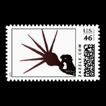 "We are no longer blind" postage